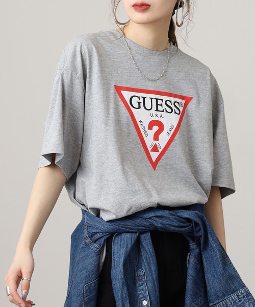 GUESS JEANS(ゲスジーンズ)の「GUESS JEANS GJ SS CN OS ICONIC TEE ゲス アイコニック 半袖Tシャツ(Tシャツ/カットソー・メンズ・グレー/ホワイト/ブラック・XL/M/L/S)」の16枚目の写真