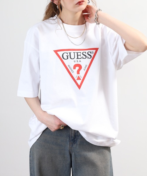 GUESS JEANS(ゲスジーンズ)の「GUESS JEANS GJ SS CN OS ICONIC TEE ゲス アイコニック 半袖Tシャツ(Tシャツ/カットソー・メンズ・グレー/ホワイト/ブラック・XL/M/L/S)」の20枚目の写真