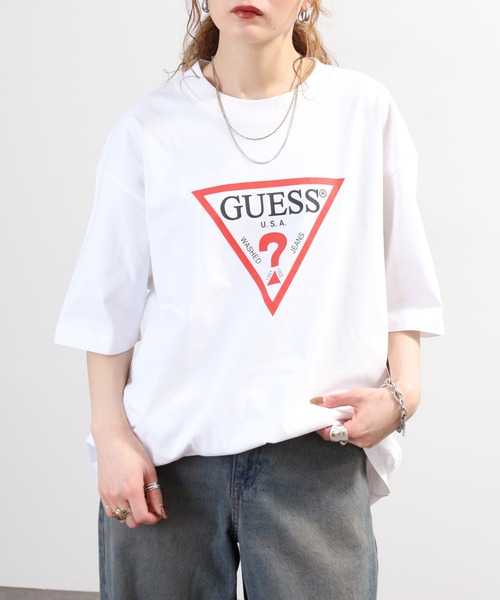 GUESS JEANS(ゲスジーンズ)の「GUESS JEANS GJ SS CN OS ICONIC TEE ゲス アイコニック 半袖Tシャツ(Tシャツ/カットソー・メンズ・グレー/ホワイト/ブラック・XL/M/L/S)」の21枚目の写真