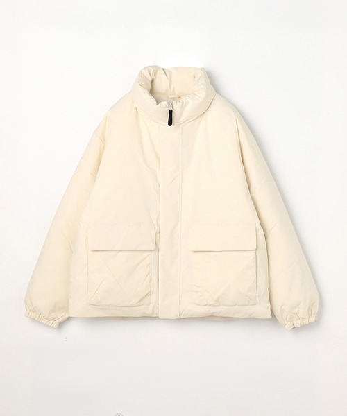 Grand PARK（グランドパーク）の「パディングスタンドブルゾン（ダウンジャケット/コート・メンズ・チャコールグレー/アイボリー/ブラック・LARGE/MEDIUM）」の9枚目の写真