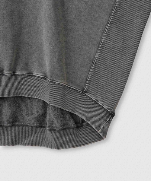 NAVY（ネイビー）の「nAvy ヘビー裏毛スウェット ヴィンテージ加工（スウェット・メンズ・ブラウン/ネイビー/スミクロ/グレー・L/S/M）」の6枚目の写真