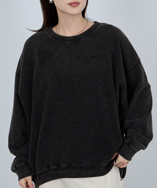 NAVY（ネイビー）の「nAvy ヘビー裏毛スウェット ヴィンテージ加工（スウェット・メンズ・ブラウン/ネイビー/スミクロ/グレー・L/S/M）」の20枚目の写真