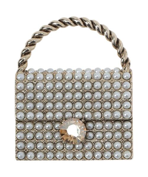 Te chichi（テチチ）の「ミニバッグブローチ（ネックレス・レディース・シルバー・F）」の3枚目の写真