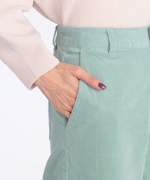 GALLORIA（ギャローリア）の「コーデュロイワイドパンツ（その他パンツ・レディース・ベージュ/ブラウン/ライトグリーン・S/M/L/LL）」の12枚目の写真