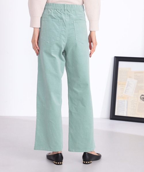 GALLORIA（ギャローリア）の「コーデュロイワイドパンツ（その他パンツ・レディース・ベージュ/ブラウン/ライトグリーン・S/M/L/LL）」の14枚目の写真