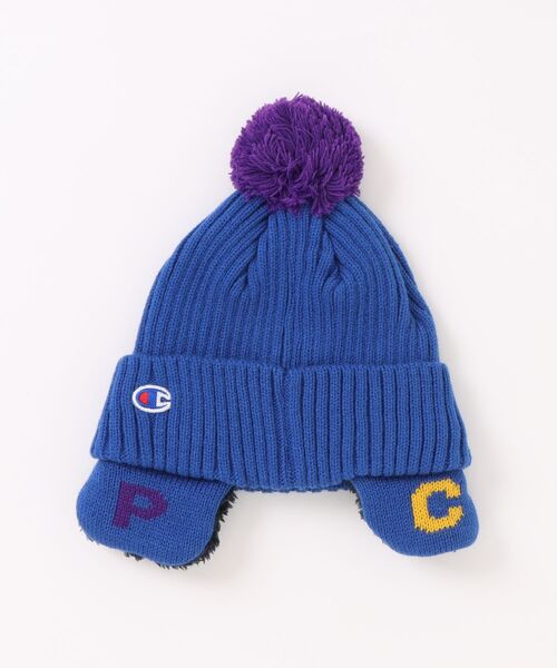 CHAMPION/チャンピオン】キッズ リブ耳付きワッチ（ニットキャップ