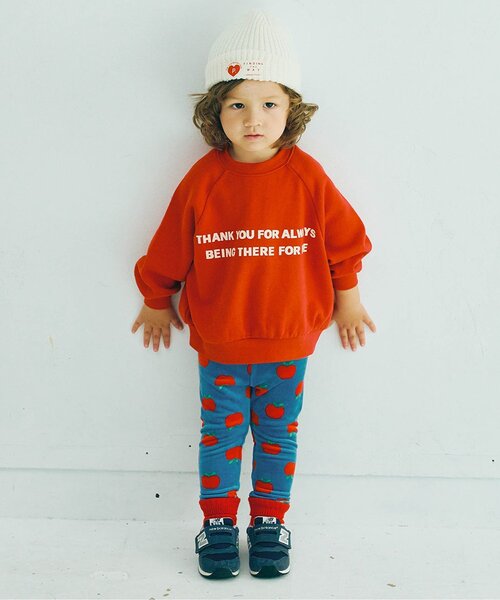 p.premier（ピードットプルミエ）の「【ジュニア対応】ベロアタッチのメルティ起毛フリースぬくぬくレギンス（その他パンツ・キッズ・イエロー/ブラック/その他2/ネイビー/グリーン/レッド・90/80/100/110/120/130/140）」の15枚目の写真