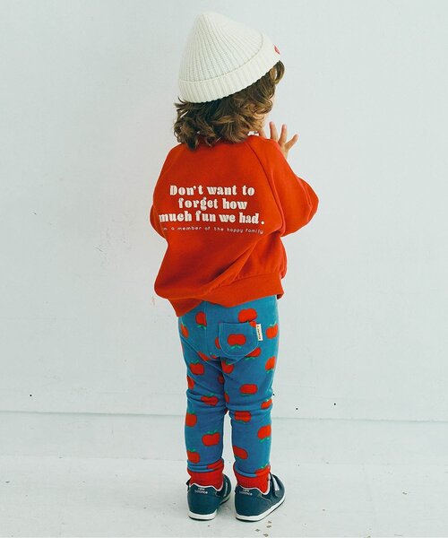 p.premier（ピードットプルミエ）の「【ジュニア対応】ベロアタッチのメルティ起毛フリースぬくぬくレギンス（その他パンツ・キッズ・イエロー/ブラック/その他2/ネイビー/グリーン/レッド・90/80/100/110/120/130/140）」の16枚目の写真