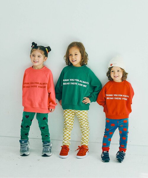 p.premier（ピードットプルミエ）の「【ジュニア対応】ベロアタッチのメルティ起毛フリースぬくぬくレギンス（その他パンツ・キッズ・イエロー/ブラック/その他2/ネイビー/グリーン/レッド・90/80/100/110/120/130/140）」の22枚目の写真