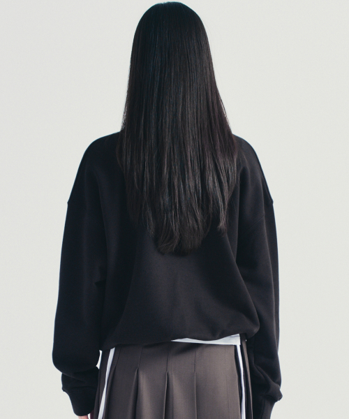 NICK&NICOLE（ニックアンドニコール）の「NICOLE ROSE PRINTING SWEATSHIRT_BLACK CREAM（スウェット・レディース・その他・FREE）」の5枚目の写真