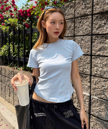 カーブライン エッセンシャル トップ - ベビーブルー