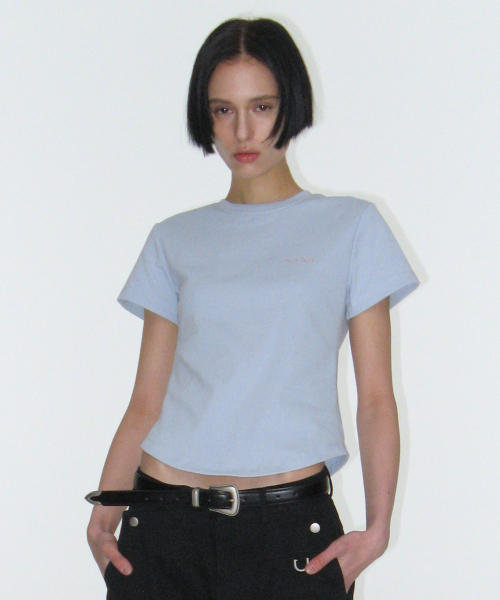 ROCKCAKE(ロックケーキ)の「カーブライン エッセンシャル トップ - ベビーブルー(Tシャツ/カットソー・レディース・その他・SMALL)」の2枚目の写真