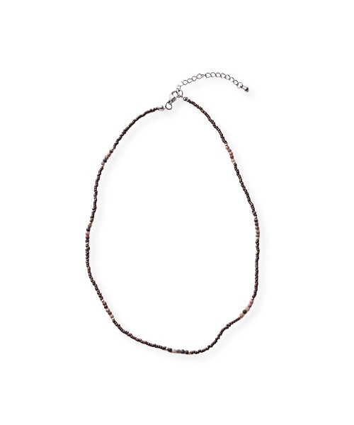 marjour（マージュール）の「BROWN MIX BEADS NECKLACE（ネックレス・レディース・ブラウン・FREE）」の6枚目の写真