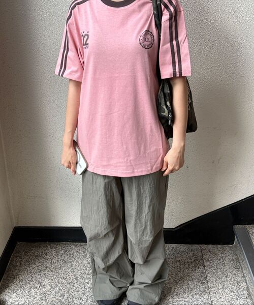 THE GREEN LAB（ザグリーンラボ）の「サッカーフットボール配色半袖Tシャツ[ホワイト-グリーン]（Tシャツ/カットソー・レディース・その他・SMALL/LARGE）」の17枚目の写真