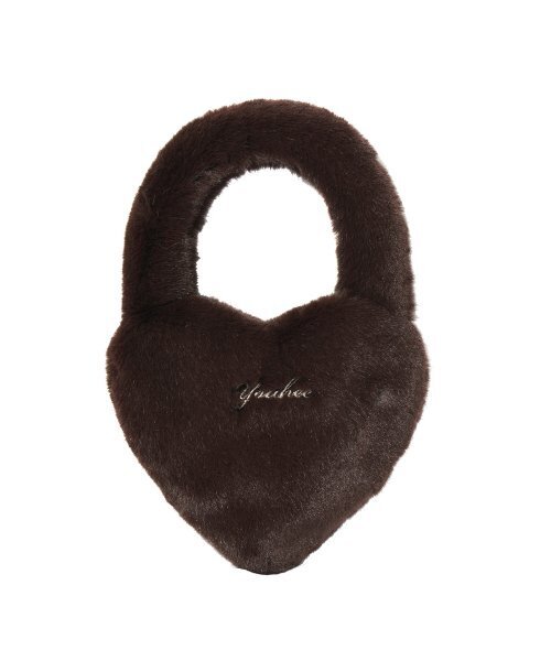YOUHEE(ユヒ)の「YOUHEE FUR HEART MINI BAG IVORY(トートバッグ・レディース・その他・FREE)」の2枚目の写真