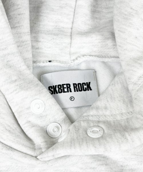 SK8ER ROCK(スケーターロック)の「Warmer napping sweat hoodie white melange(パーカー・レディース・その他・FREE)」の4枚目の写真