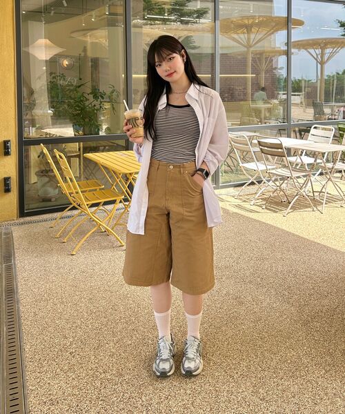 Verdnt（バーダント）の「ダブルレイヤーカーペンターバミューダショーツ[ティンバー]（その他パンツ・レディース・その他・SMALL/MEDIUM/LARGE）」の14枚目の写真