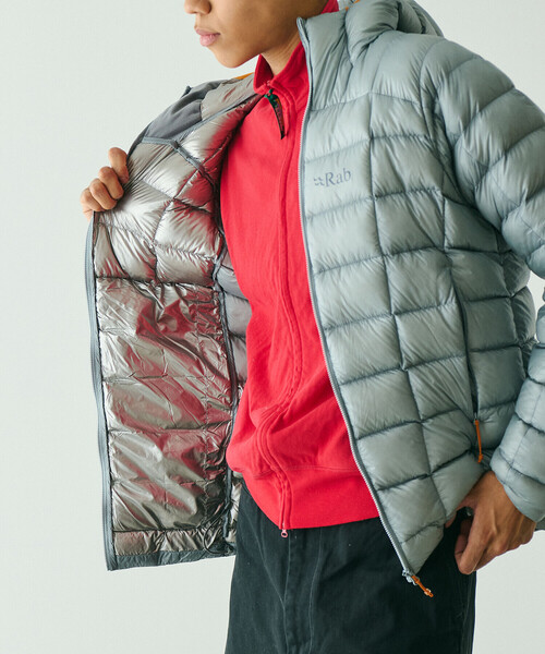 Rab(ラブ)の「Rab | Mythic G Jacket MEN(ダウンジャケット/コート・メンズ・ブラック/グレー・L/XL)」の17枚目の写真