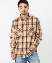 EDWIN エドウィン ワークシャツ チェック 長袖
