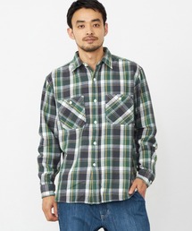 EDWIN エドウィン ワークシャツ チェック 長袖
