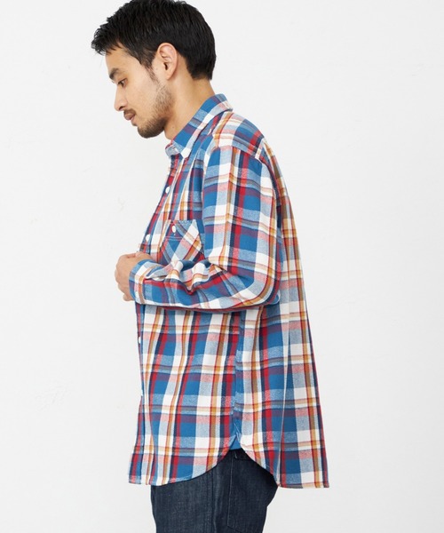 EDWIN(エドウィン)の「EDWIN エドウィン ワークシャツ チェック 長袖(シャツ/ブラウス・メンズ・オリーブ/ブラック/ホワイト/ベージュ・SMALL/MEDIUM/LARGE/X-LARGE)」の22枚目の写真