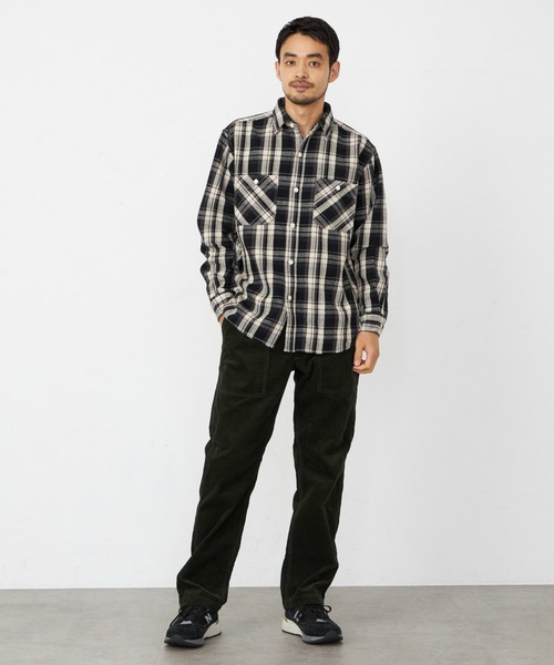 EDWIN(エドウィン)の「EDWIN エドウィン ワークシャツ チェック 長袖(シャツ/ブラウス・メンズ・オリーブ/ブラック/ホワイト/ベージュ・SMALL/MEDIUM/LARGE/X-LARGE)」の11枚目の写真