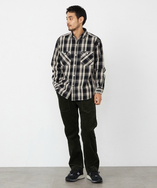 EDWIN(エドウィン)の「EDWIN エドウィン ワークシャツ チェック 長袖(シャツ/ブラウス・メンズ・オリーブ/ブラック/ホワイト/ベージュ・SMALL/MEDIUM/LARGE/X-LARGE)」の12枚目の写真