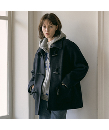 O3743 ウールダッフルコート_Navy
