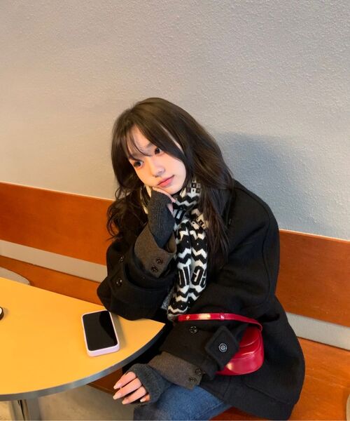 VANONE ATELIER(バノンアトリエ)の「O3743 ウールダッフルコート_Navy(チェスターコート・レディース・ネイビー・SMALL/MEDIUM)」の3枚目の写真