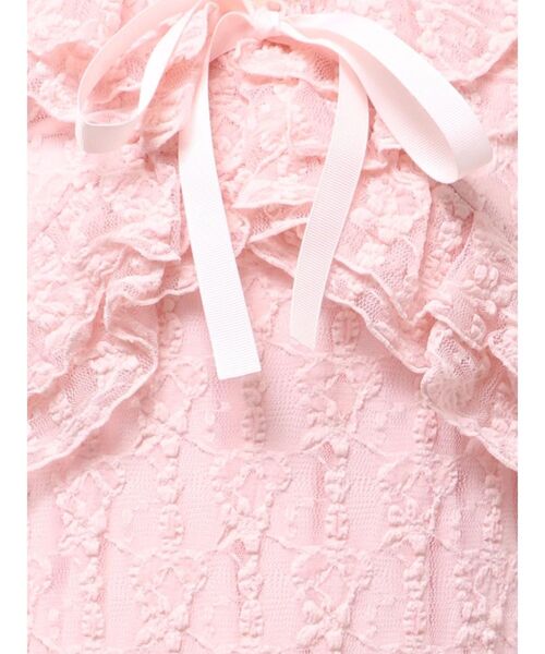 ラッフルフリルレースロングワンピース（ワンピース）｜jouetie