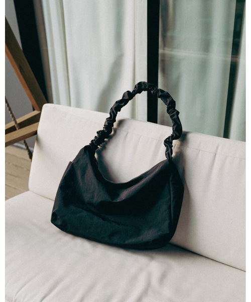 cii（シー）の「DRAW STRING SHOULDER BAG / ドロストショルダーバッグ（ショルダーバッグ・メンズ・チャコールグレー/ブラック/レッド・FREE）」の16枚目の写真