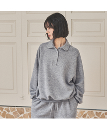 VANONE ATELIER（バノンアトリエ）の「A3473 ハウルカラー スウェットシャツ_メランジェグレー（スウェット）」