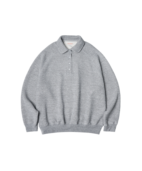 VANONE ATELIER（バノンアトリエ）の「A3473 ハウルカラー スウェットシャツ_メランジェグレー（スウェット・レディース・チャコールグレー・FREE）」の3枚目の写真