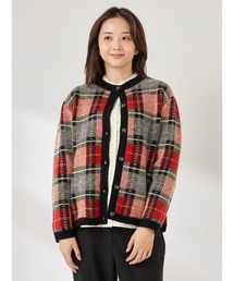 タータンチェック」に該当するカーディガン/ボレロファッション通販