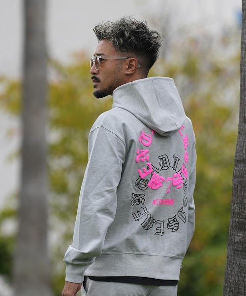 adamsJUGGLER（アダムスジャグラー）の「RTEG O.Eネオンフォームフーディー（パーカー・メンズ・ブラック/グレー・S/M/L/XL/XXL）」の2枚目の写真