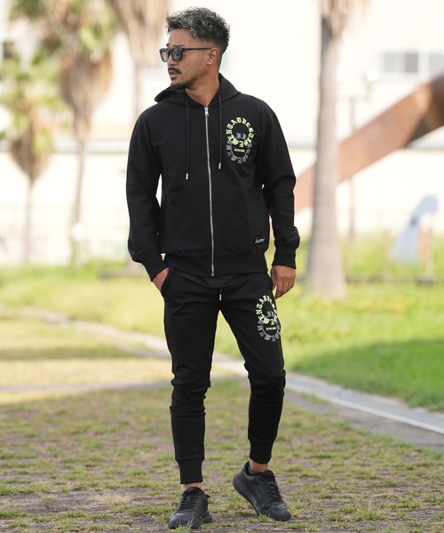 adamsJUGGLER（アダムスジャグラー）の「RTEG O.Eネオンフォームフーディー（パーカー・メンズ・ブラック/グレー・S/M/L/XL/XXL）」の7枚目の写真