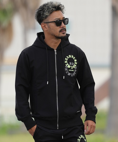 adamsJUGGLER（アダムスジャグラー）の「RTEG O.Eネオンフォームフーディー（パーカー・メンズ・ブラック/グレー・S/M/L/XL/XXL）」の16枚目の写真