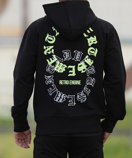 adamsJUGGLER（アダムスジャグラー）の「RTEG O.Eネオンフォームフーディー（パーカー・メンズ・ブラック/グレー・S/M/L/XL/XXL）」の19枚目の写真