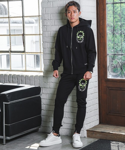 adamsJUGGLER（アダムスジャグラー）の「RTEG O.Eネオンフォームフーディー（パーカー・メンズ・ブラック/グレー・S/M/L/XL/XXL）」の3枚目の写真