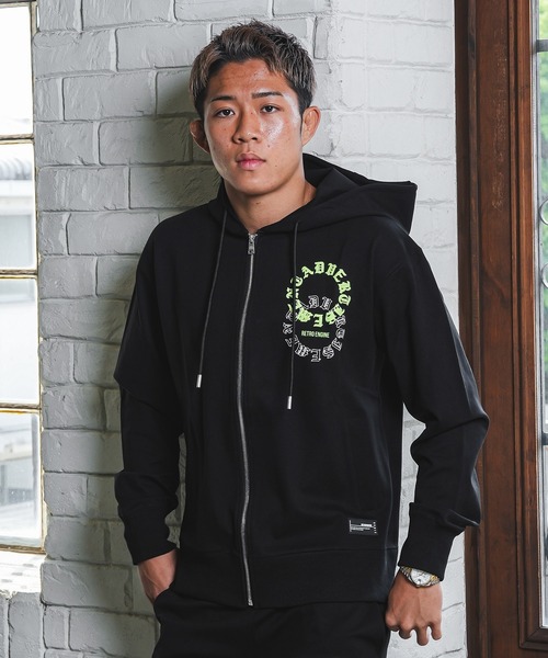 adamsJUGGLER（アダムスジャグラー）の「RTEG O.Eネオンフォームフーディー（パーカー・メンズ・ブラック/グレー・S/M/L/XL/XXL）」の15枚目の写真