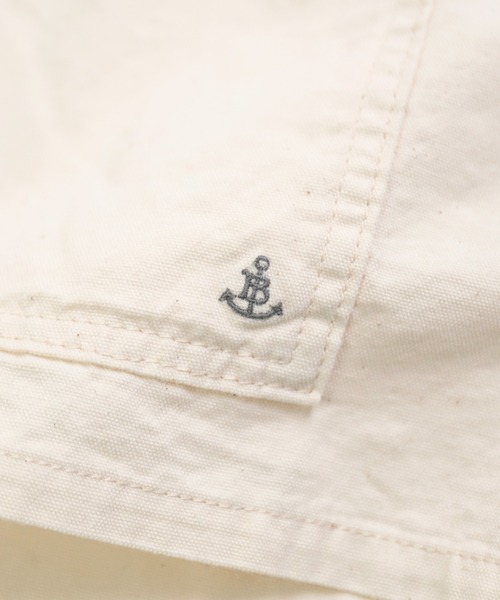 Brocante（ブロカント）の「[Brocante / ブロカント] 20/16オックス ペシュールスモック（シャツ/ブラウス・レディース・ベージュ/アイボリー/チャコールグレー・2）」の17枚目の写真