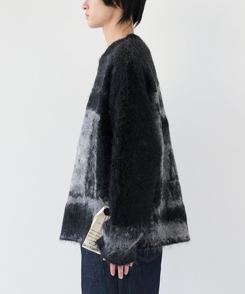 SHINYAKOZUKA（シンヤコヅカ）の「【SHINYAKOZUKA】INTERIOR WITH EASEL FOR STUDIOUS（ニット/セーター・メンズ・ブラック/ダークグレー・S/M）」の5枚目の写真