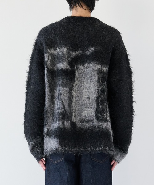 SHINYAKOZUKA（シンヤコヅカ）の「【SHINYAKOZUKA】INTERIOR WITH EASEL FOR STUDIOUS（ニット/セーター・メンズ・ブラック/ダークグレー・S/M）」の6枚目の写真