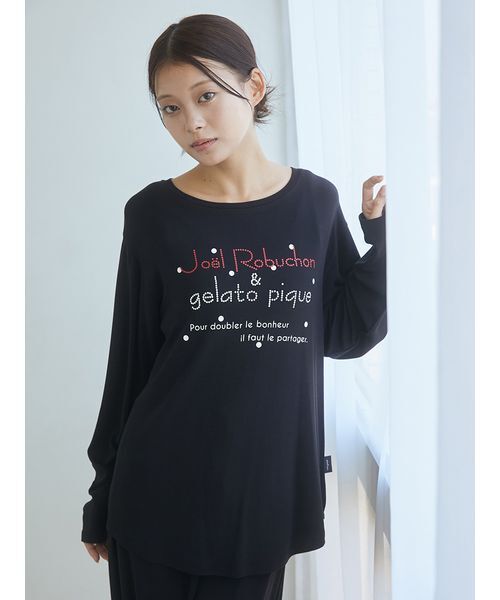 セール】【JOEL ROBUCHON】ドットワンポイントロンT（ルームウェア