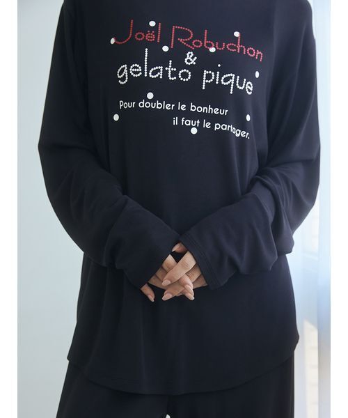 セール】【JOEL ROBUCHON】ドットワンポイントロンT（ルームウェア