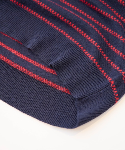 LA MARINE FRANCAISE（マリン フランセーズ）の「ボーダージャガードポロプルオーバー（ニット/セーター・レディース・オフホワイト/ネイビー・FREE）」の8枚目の写真