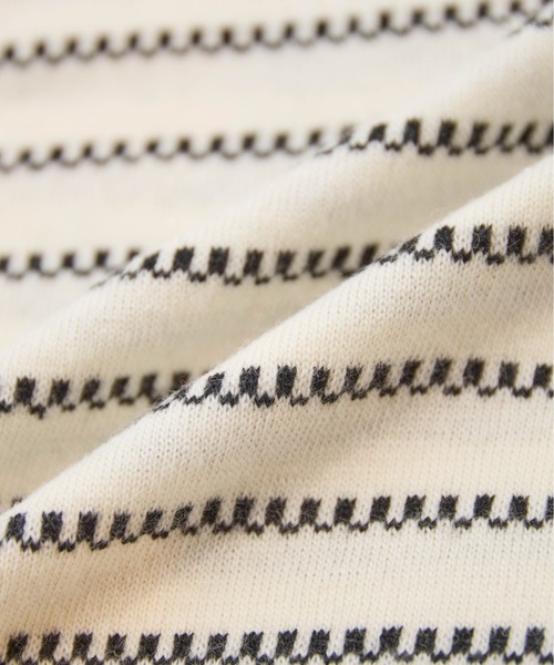 LA MARINE FRANCAISE（マリン フランセーズ）の「ボーダージャガードポロプルオーバー（ニット/セーター・レディース・オフホワイト/ネイビー・FREE）」の12枚目の写真