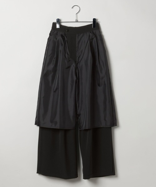 PAGEBOY(ページボーイ)の「イージーケアタックワイドパンツ 【セットアップ対応】(デニムパンツ・レディース・チャコールグレー/ブラック/グレイッシュベージュ・MEDIUM/SMALL)」の10枚目の写真