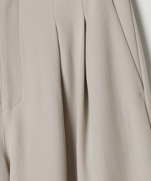 PAGEBOY(ページボーイ)の「イージーケアタックワイドパンツ 【セットアップ対応】(デニムパンツ・レディース・チャコールグレー/ブラック/グレイッシュベージュ・MEDIUM/SMALL)」の19枚目の写真