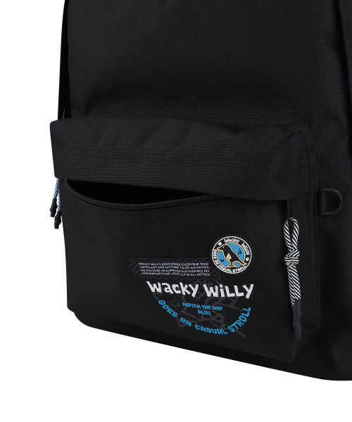 Wacky WiLLy（ワッキーウィリー）の「ワキウィリー デイリーバックパック ブラック（バックパック/リュック・レディース・その他・F）」の8枚目の写真